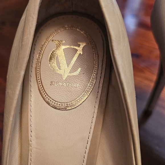 Vero Cucio‎ cream leather high heeled shoes. Size 38. - Picture 4 of 7